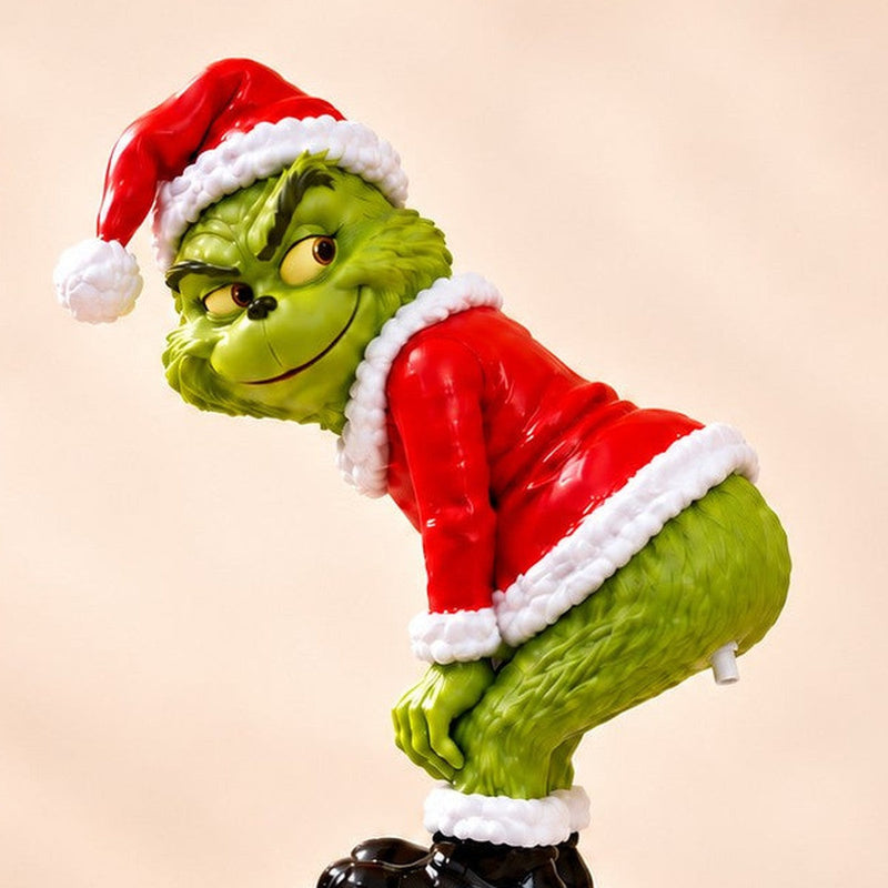 Cheeky Suds holiday soap dispenser — close-up