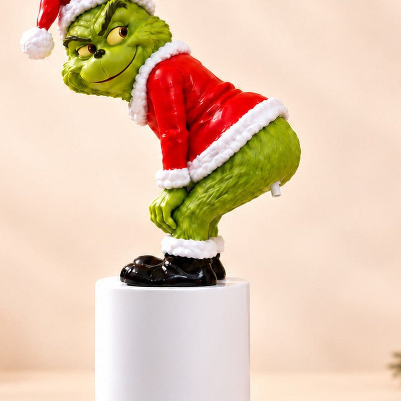 Cheeky Suds holiday soap dispenser — rear view