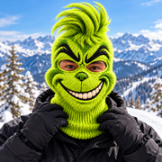Grumpy Mask worn without goggles