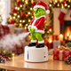 Misty Grinch holiday mist maker displayed in a Christmas living room